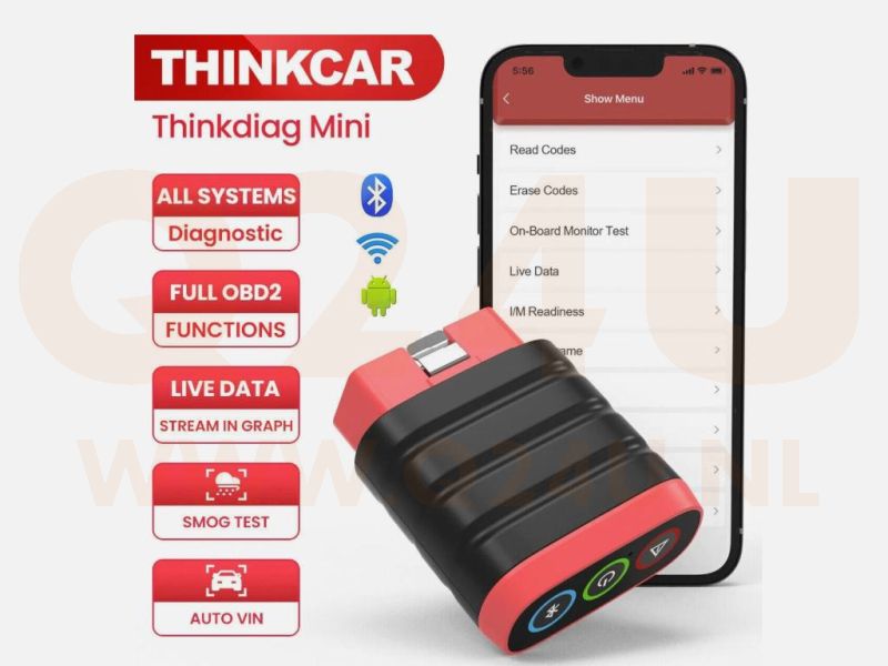 THINKCAR ThinkDiag Mini – compacte Bluetooth OBD2‐diagnose tool