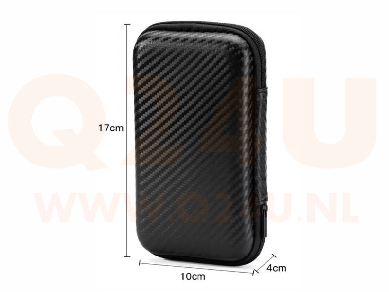 Schokbestendige Opbergtas / Hard Case voor OBD2 Tools – 15 x 23 cm