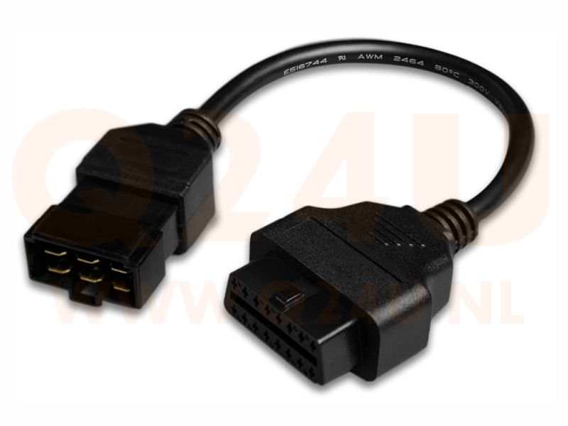 Hitachi 6-Pins naar OBD2 16-Pins Verloopkabel – Diagnose Adapter voor Bouwmachines