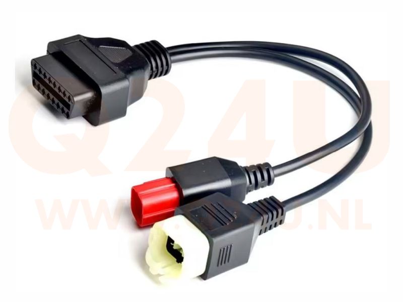 OBD2 16-Pins naar Kawasaki 6-Pins & EURO 5 Verloopkabel - Diagnose Adapter