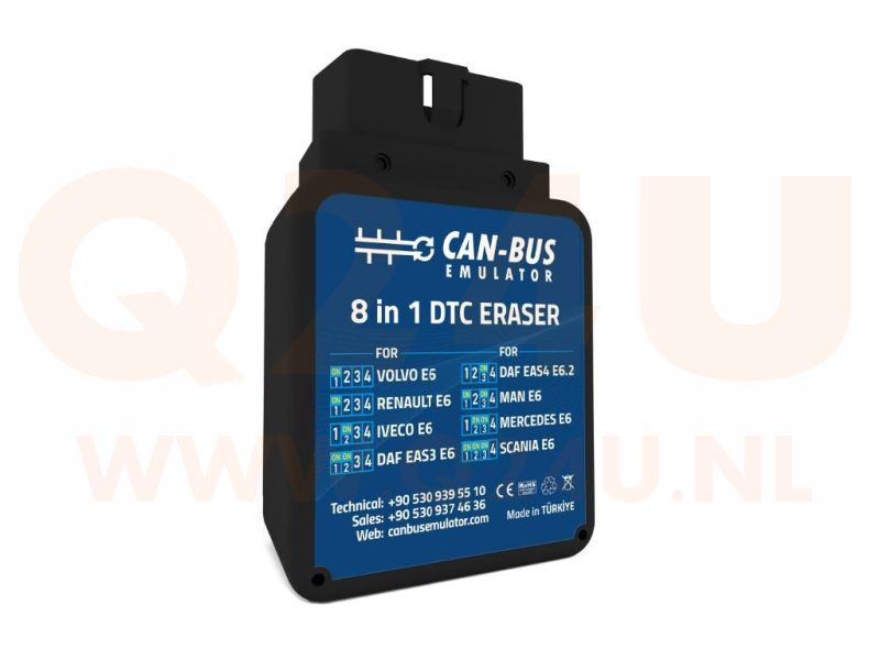8-in-1 DTC Eraser Euro 6 – Foutcodes Wissen voor Vrachtwagens
