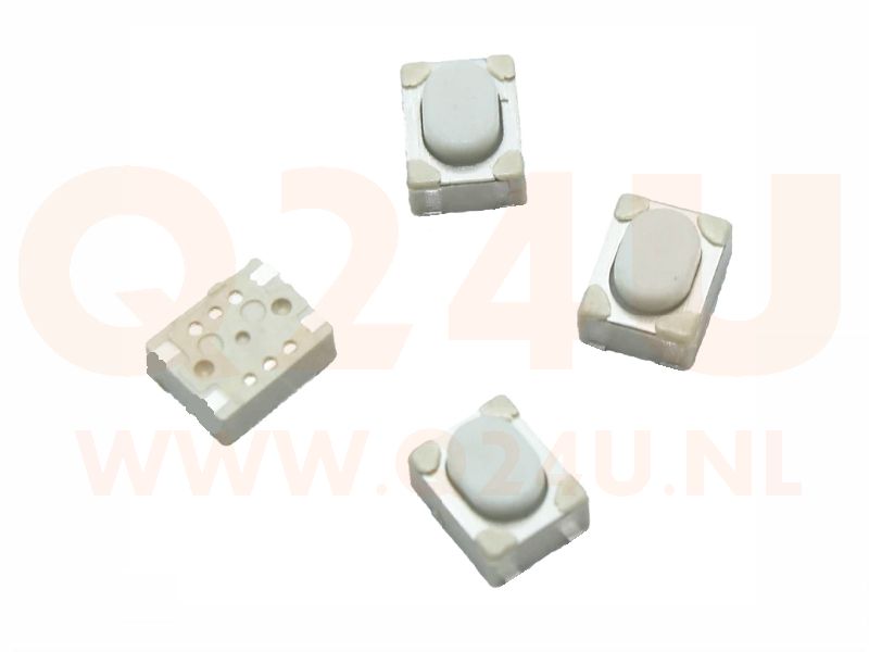 Microschakelaar, 3.0 x 4.0 x 2.5 mm - 4 contacten punten (2 stuks)