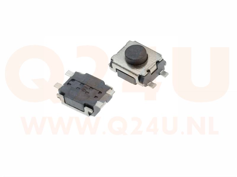 Microschakelaar, 3.0 x 4.0 x 2.0 mm - 4 contacten punten (2 stuks)