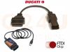 Ducati (Italiaanse) motorbike (4 pins) diagnose kabel en software